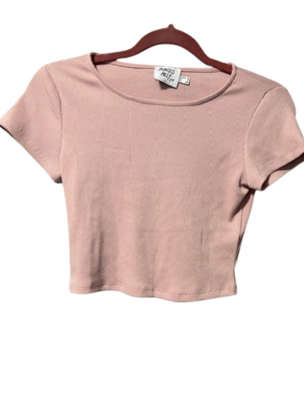 Princess Polly Baseline Rib Tee SIZE 4